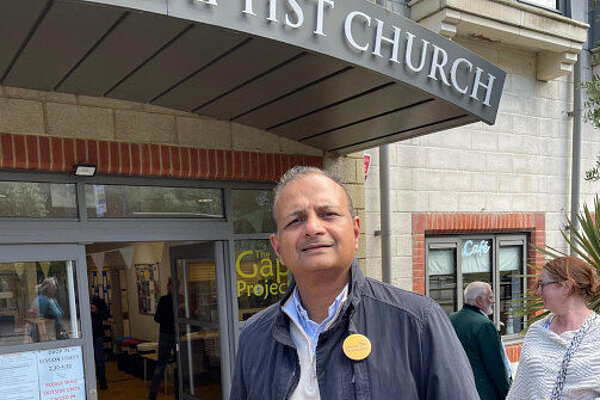 Jai at Queen's road baptist church